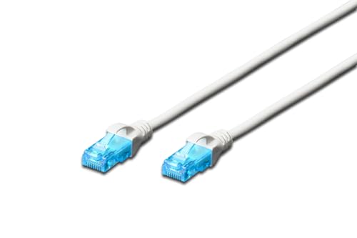 DIGITUS LAN Kabel Cat 5e - 0,25m - CCA Netzwerkkabel Mit...