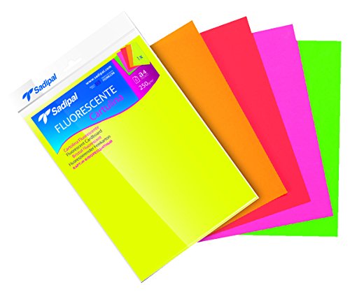 Sadipal 936176 - Pack 5 cartulinas fluorescentes, multicolor - Auto & Moto Amazon Espagne à 1.77€