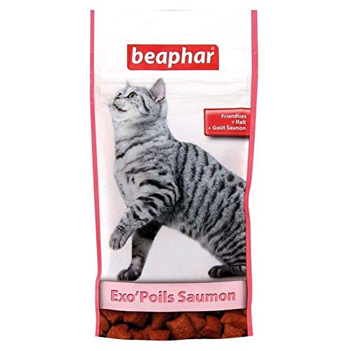 Beaphar – Pelo de Malto Sabor salmón – Gato – 35 g - Animalerie Amazon Espagne à 4.05€