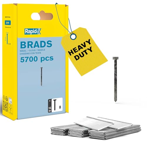 Rapid High Performance No.8 Galvanised Steel Brad Nails... - Maison & Cuisine en promo à 5.20€