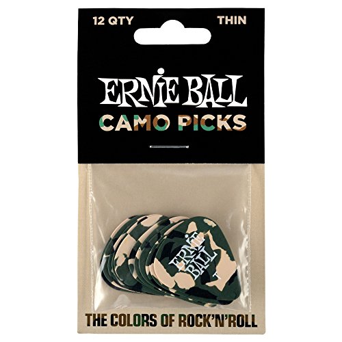 Ernie Ball P09221 Camouflage Cellulose Thin Plektren... - Sports & Fitness en promo à 5.90€
