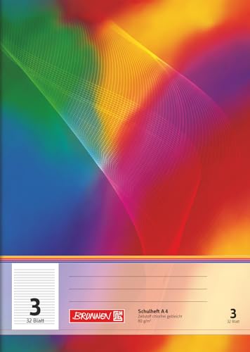 BRUNNEN Quaderno scolastico | A4, rigatura 3, 32 fogli... - Bon plan à 4.56€