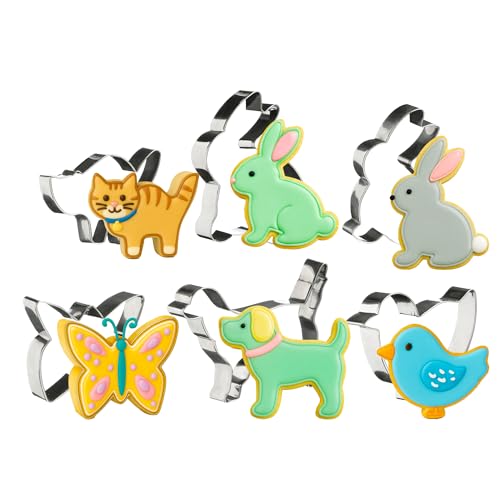 Premier Housewares 6 Pcs Animal Cookie Cutters Set | Metal... - Vente Flash Amazon -71%