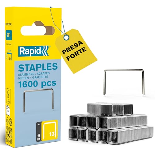 Rapid Confezione da 1600 Graffe N.13/6 per Tessuto e... - Pet Supplies Amazon Italy à 5.82€