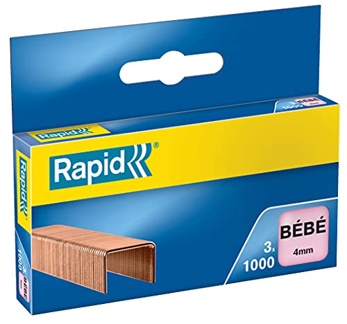 Rapid grapas bebé, longitud 4 mm, 3000 grapas, grapa jusqu... - Nouvelle promo Amazon à 2.95€