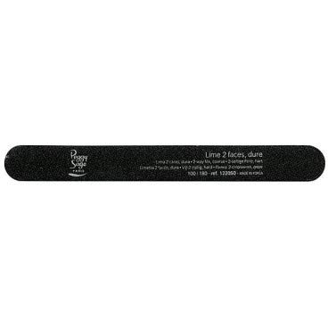 Peggy Sage 2-Way Nail File Black 100/180 - Beauté & Parfums Amazon France à 4.48€