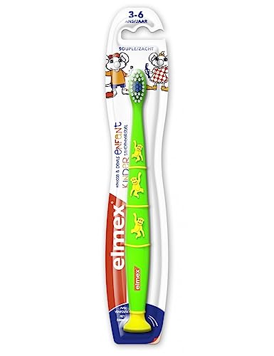 Elmex Brosse à dents 3-6 ans, - Beauté & Parfums Amazon France à 2.95€