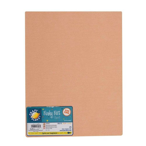 Craft Planet - Fieltro (24 unidades), color carne - Amazon Spain à 3.65€