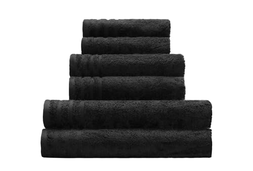 Kleine Wolke 3003926201 Gästetuch Royal, 30 x 50 cm, schwarz - Maison & Cuisine Amazon Allemagne à 4.95€