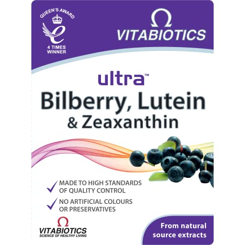 Vitabiotics Ultra Bilberry, Lutein and Zeaxanthin Tablets - High-Tech & Électronique Amazon Royaume-Uni à 5.25€