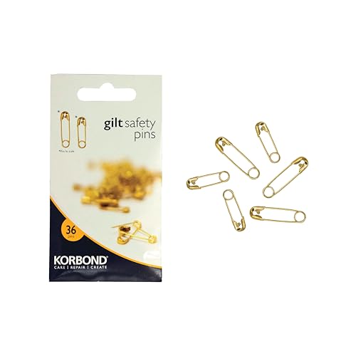Korbond 36-er vergoldete Sicherheitsnadeln, Gold - Maison & Cuisine Amazon Allemagne à 3.98€