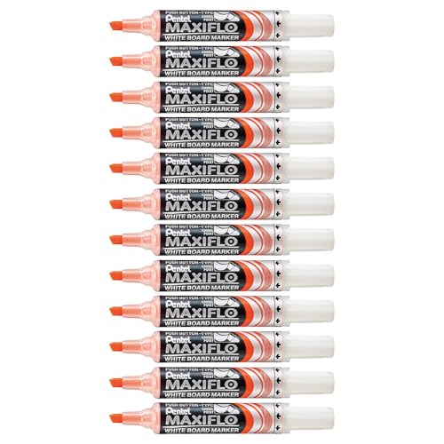 Pentel Maxiflo MWL6 Lot de 12 Marqueurs effaçables à sec... - Maison & Cuisine Amazon France à 20.17€