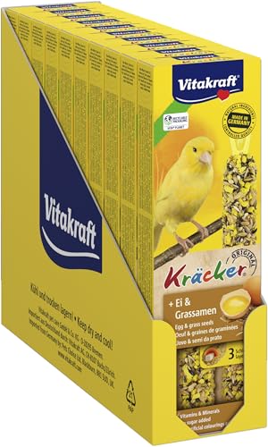 Vitakraft Kräcker, bâtonnets à grignoter pour canaris, œuf... - Sports & Fitness en promo à 15.52€