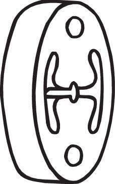 Bosal 255-215 Butée élastique, silencieux - Nouvelle promo Amazon à 4.80€