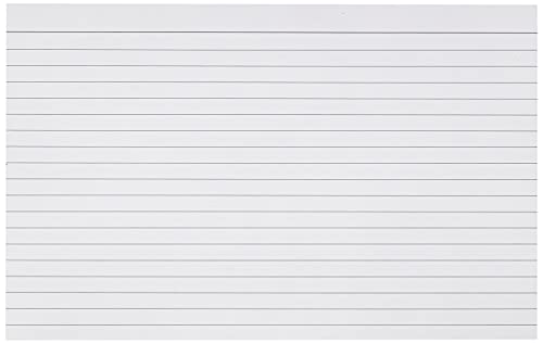 Q-Connect Record Card 203x127mm Ruled Feint White (100 Pack) - Auto & Motorcycle Amazon UK à 2.62€