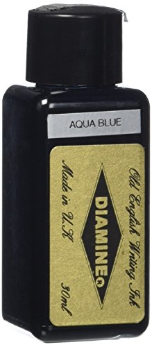 Diamine - Inchiostro per penna stilografica, Aqua Blue 30ml - Fournitures Bureau Amazon Italie à 5.30€