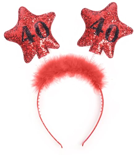 Partydeco OP40-KARTON – Diadema de cumpleaños de 40 años... - Jouets & Jeux en promo à 2.70€