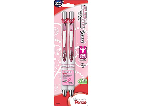 Pentel Pink BCA EnerGel Pearl Deluxe RTX Retractable Liquid... - Fournitures Bureau Amazon Italie à 17.98€