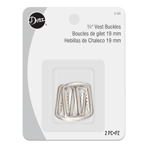 Dritz Boucles de Gilet en Nickel 3/4" - Loisirs Créatifs Amazon France à 6.46€