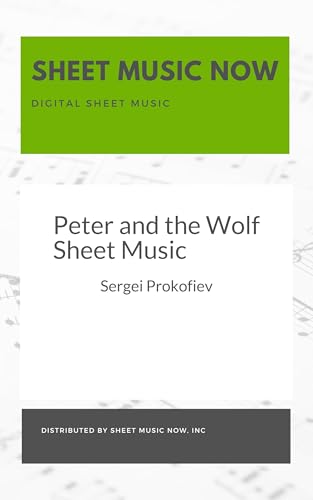 Peter and the Wolf Sheet Music (English Edition) - Maison & Cuisine Amazon Italie à 4.03€