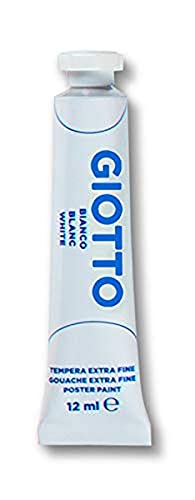 TEMPERA GIOTTO TUBO 4 (12ML) BIANCO 01 PZ 1 [352001] - Loisirs Créatifs Amazon Italie à 1.30€