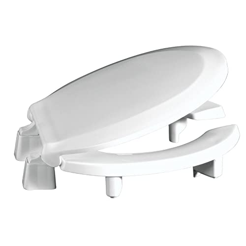 Centoco Abattant WC rond en plastique blanc avec façade... - Maison & Cuisine Amazon France à 75.39€