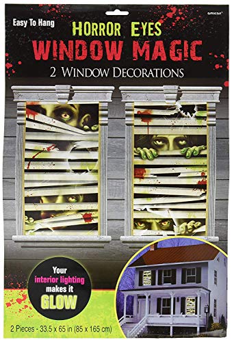Amscan International ltd 672193 Zombies Window Horror Magic... - Maison & Cuisine Amazon France à 5.48€