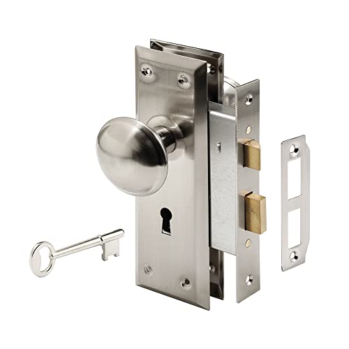 Prime-Line Products E 2330 Keyed Mortise Lock Set, Satin... - Maison & Cuisine en promo à 15.43€