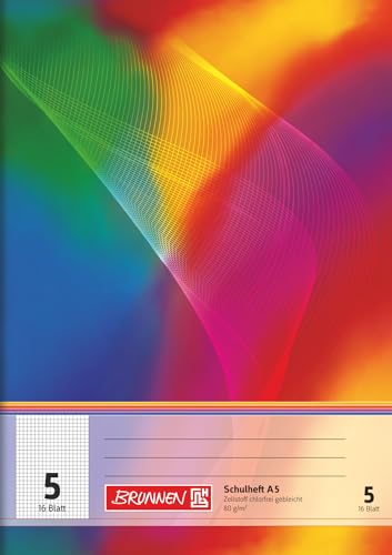 Fontaine 104590502 Cahier à carreaux A5 (16 feuilles, 5 mm... - Fournitures Bureau Amazon France à 4.57€