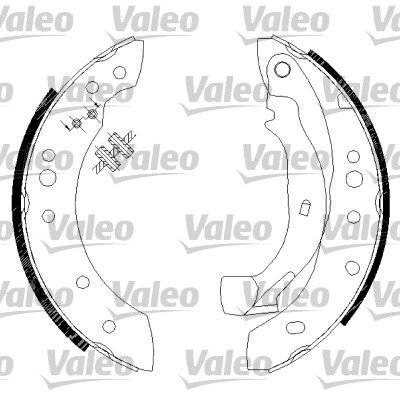 VALEO Jeu de mâchoires de frein 562810 Compatible avec:... - Toys & Games Amazon France à 28.76€