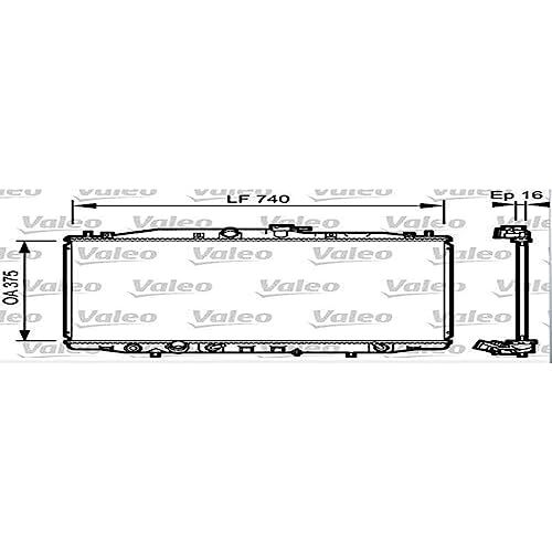 VALEO Radiador, Refrigeración del motor 735050 - Auto & Moto en promo à 101.96€