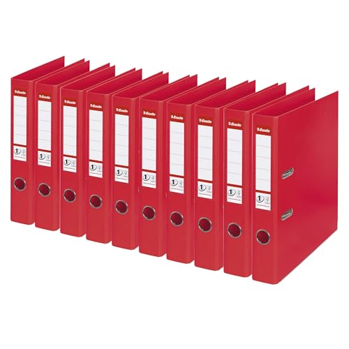 Esselte A4 Lever Arch File, Red, 52mm Spine, Plastic, Pack... - Amazon Germany à 17.33€