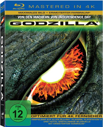 Godzilla, Mastered in 4K,1 Blu-ray: USA - Livres & eBooks Amazon Allemagne à 5.26€