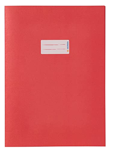 HERMA Couverture de cahier A4 papier rouge, avec zone... - Fournitures Bureau Amazon France à 5.03€