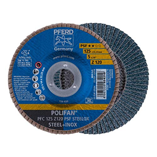 PFERD TOOLS Fächerscheibe POLIFAN 10 Stück | Ø 125 mm, Z... - DIY & Tools Amazon Germany à 13.99€