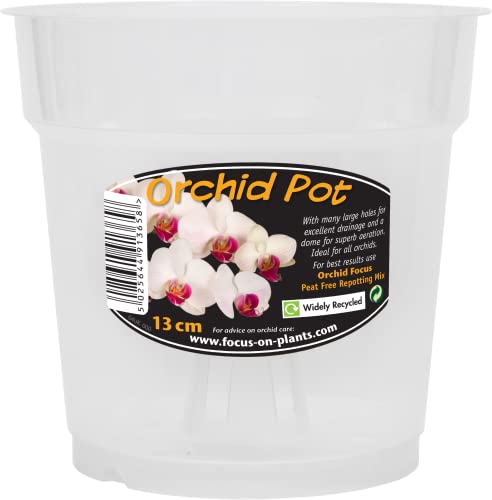 Pot à orchidée Transparent 13 cm - Maison & Cuisine Amazon France à 1.16€