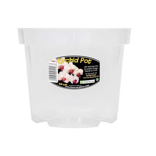 Pot à orchidée Transparent 19 cm - Jardin & Extérieur Amazon France à 2.33€