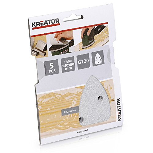 KREATOR KRT220057-5 uds. lija mano 140x140x80 pintura g120 - Amazon Espagne à 4.32€