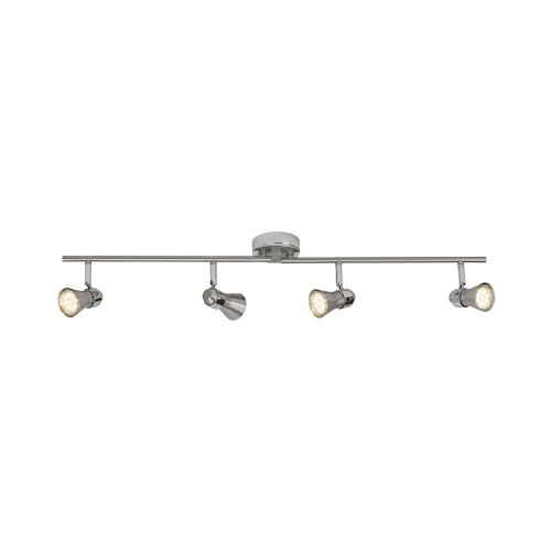 BRILLIANT Sanny LED Deckenstrahler 4-flammig Eisen/Chrom –... - Maison & Cuisine en promo à 19.00€