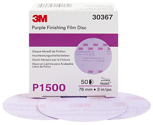 3 M Hookit morado 3 "acabado película disco – 50... - DIY & Tools Amazon Spain à 49.42€