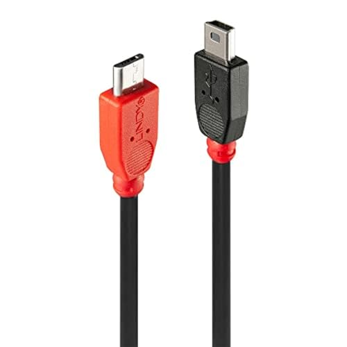 LINDY 31719 OTG Kabel Micro-B auf Mini-B (2m, USB 2.0) - High-Tech & Électronique Amazon Allemagne à 14.99€