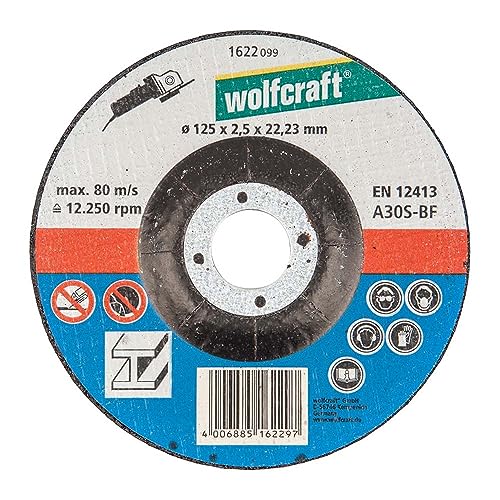 wolfcraft 1622099 Disque tronçonneuse Diamètre 125 x 2,5 mm - Bricolage & Outils Amazon France à 1.50€