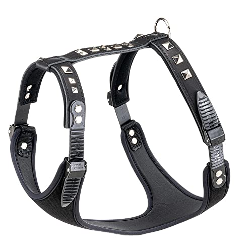 Ferplast Giotto Luxor Dog Harness, 50-70 cm/ 75-95 cm, Black - Animalerie Amazon Espagne à 15.26€