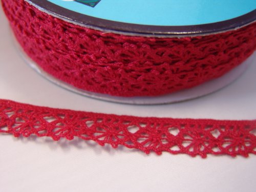 Stephanoise Rolle 25 m Spitze Polyester – Rot 5647-008 - Maison & Cuisine Amazon Allemagne à 4.94€