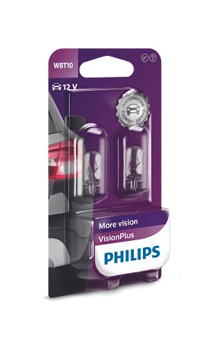Philips 12040VPB2 Lot de 2 ampoules à culot en verre WBT10... en promo à 5,99€ (-53%) sur Amazon FR