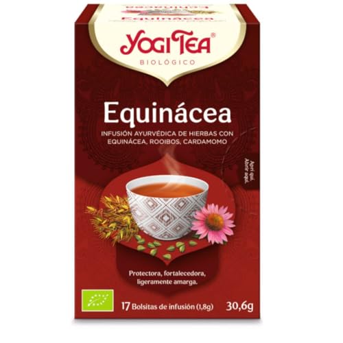Yogi Tea, Equinácea - Infusión Ayurvédica con mezcla de... - Auto & Moto Amazon Espagne à 2.83€