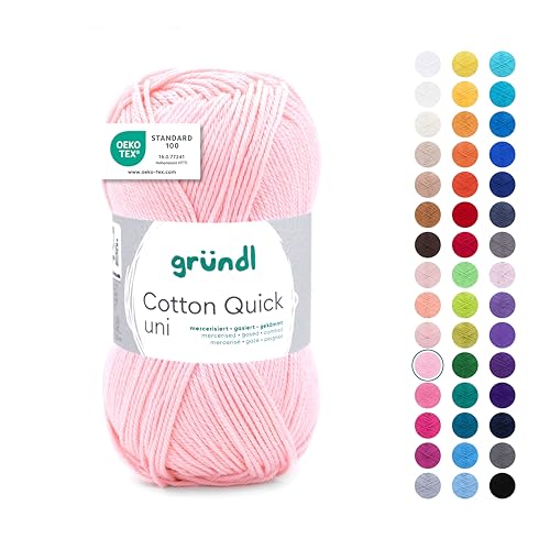 Gründl Wolle Cotton Quick uni - dünne Wolle zum Häkeln... - Loisirs Créatifs Amazon Allemagne à 2.69€