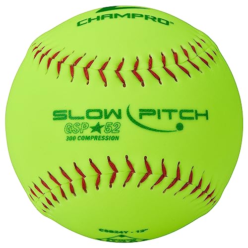 Champro Gsp-52 ASA Softball, Optic Jaune, 30,5 cm en promo à 84,85€ (-45%) sur Amazon FR