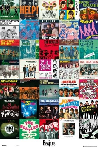 Grupo Erik - Poster Beatles- Singles - Deco Maison... - Maison & Cuisine Amazon France à 7.00€