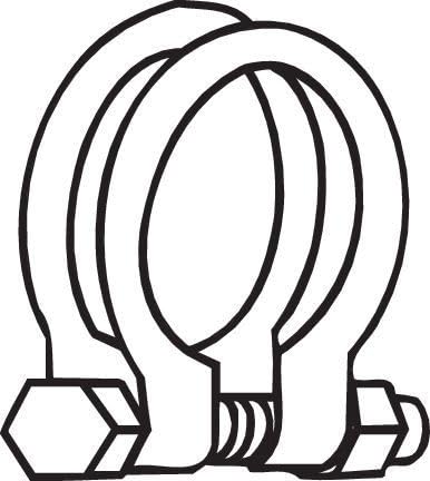 BOSAL 250-445 Klemmstück, Abgasanlage